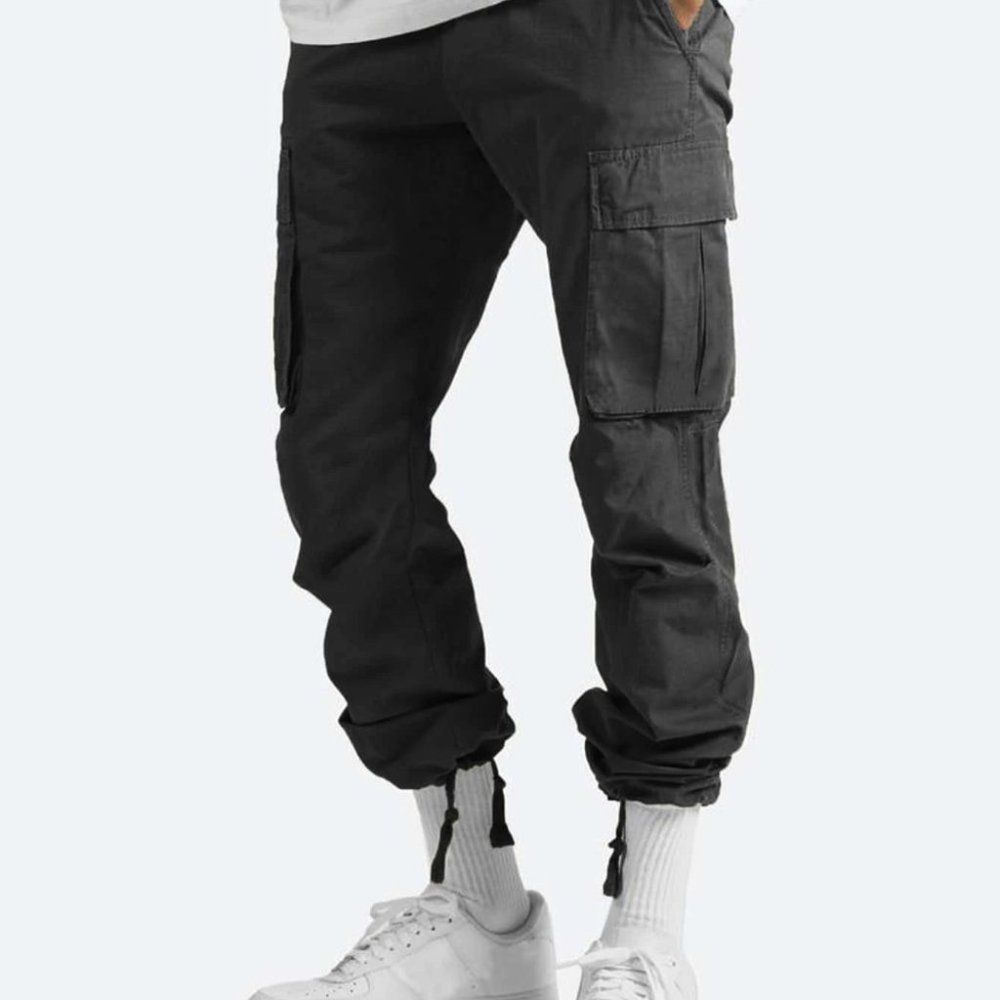 Streetstyle Black Men's Cargo Pants - Picture 5 of 6